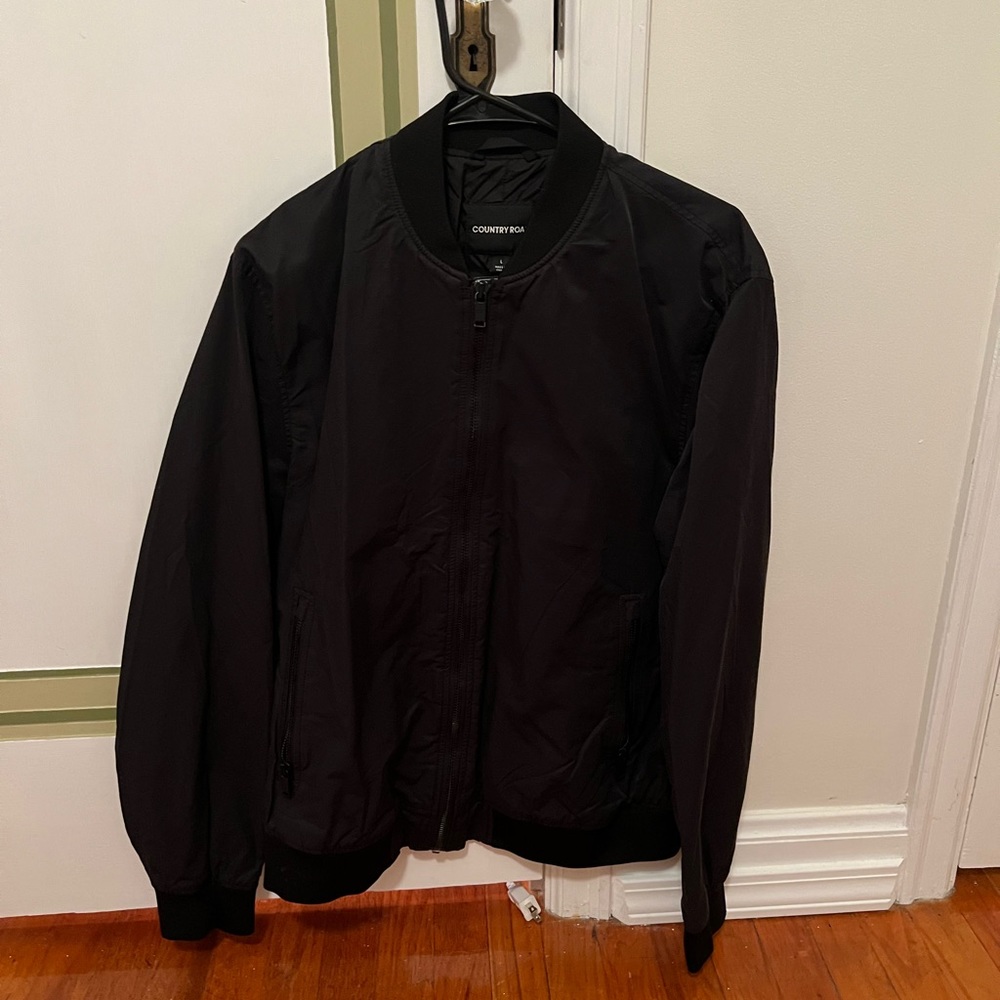 Black Bomber Jacket